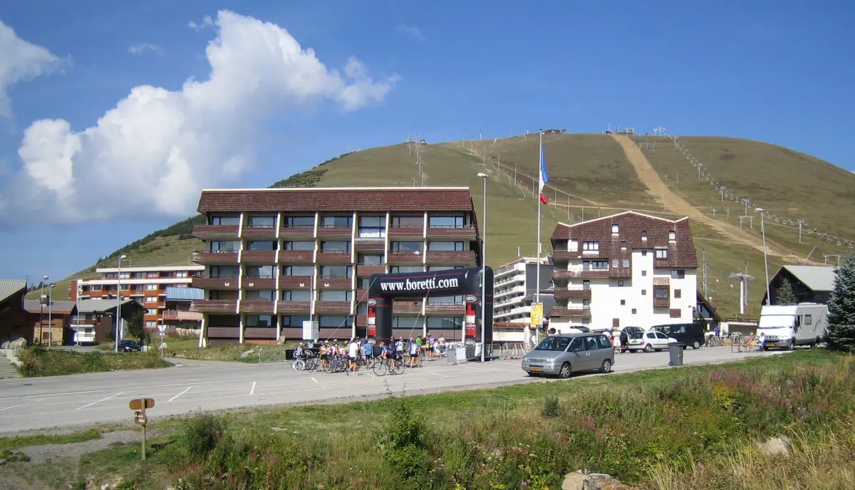 Alpe d’Huez route in France