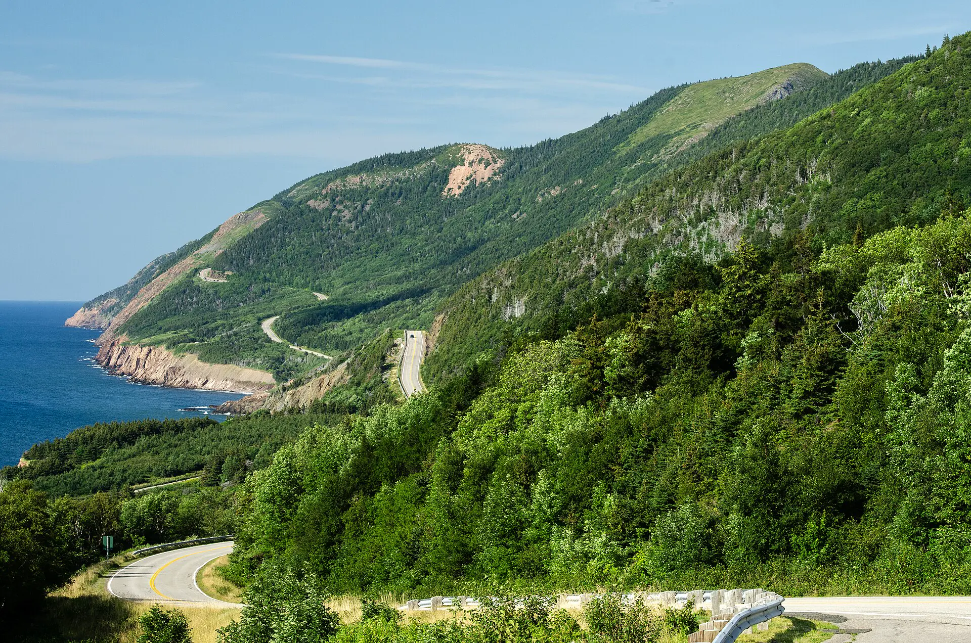 Cabot Trail route in Canada
