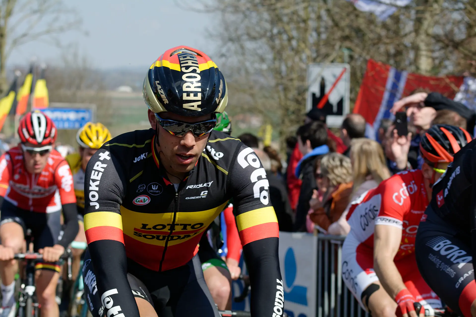 Tour of Flanders route in Belgium
