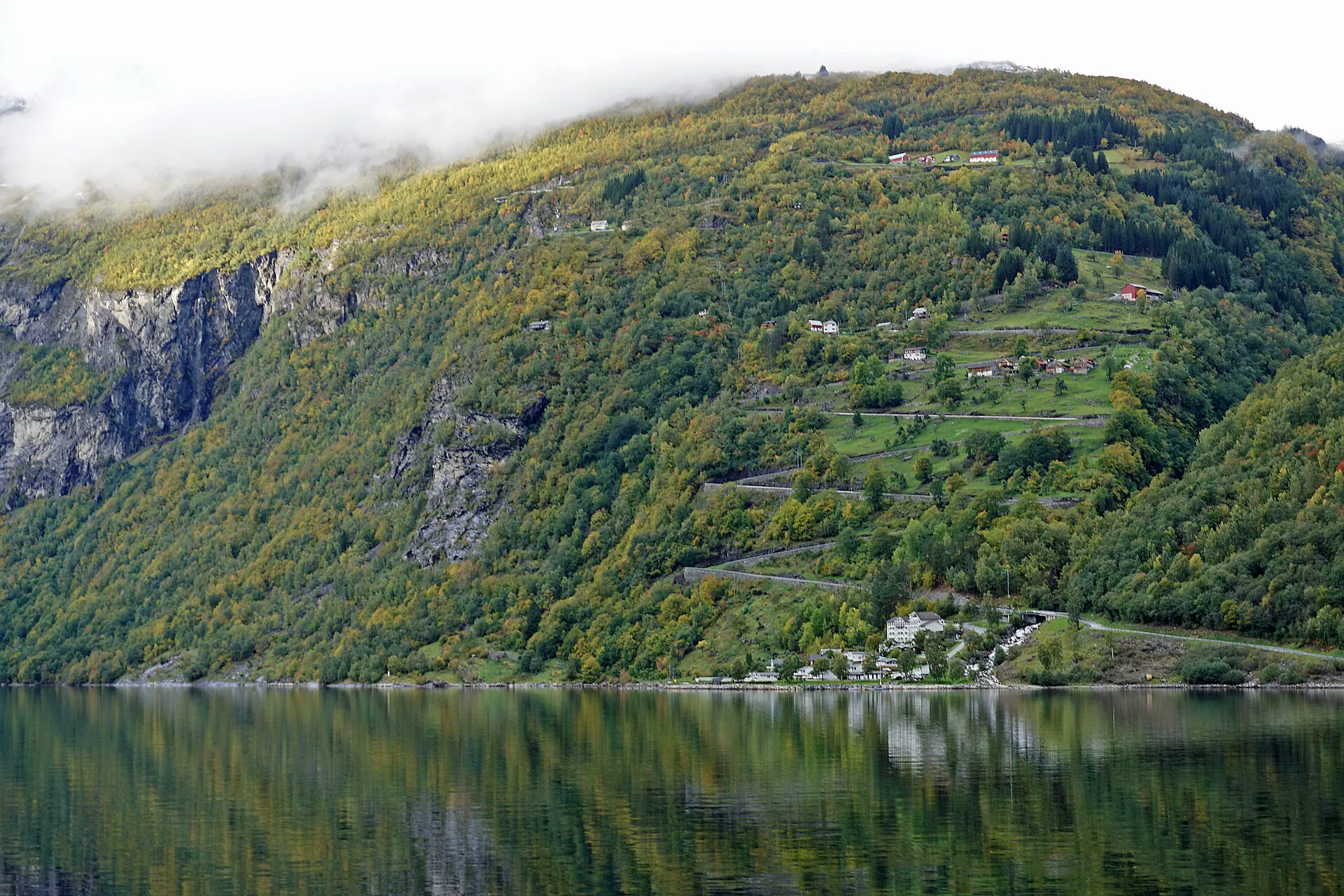 Geiranger route in Norway