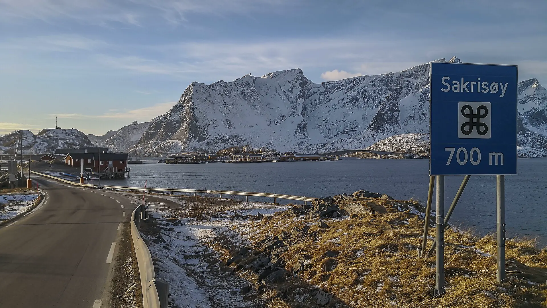 Lofoten route in Norway