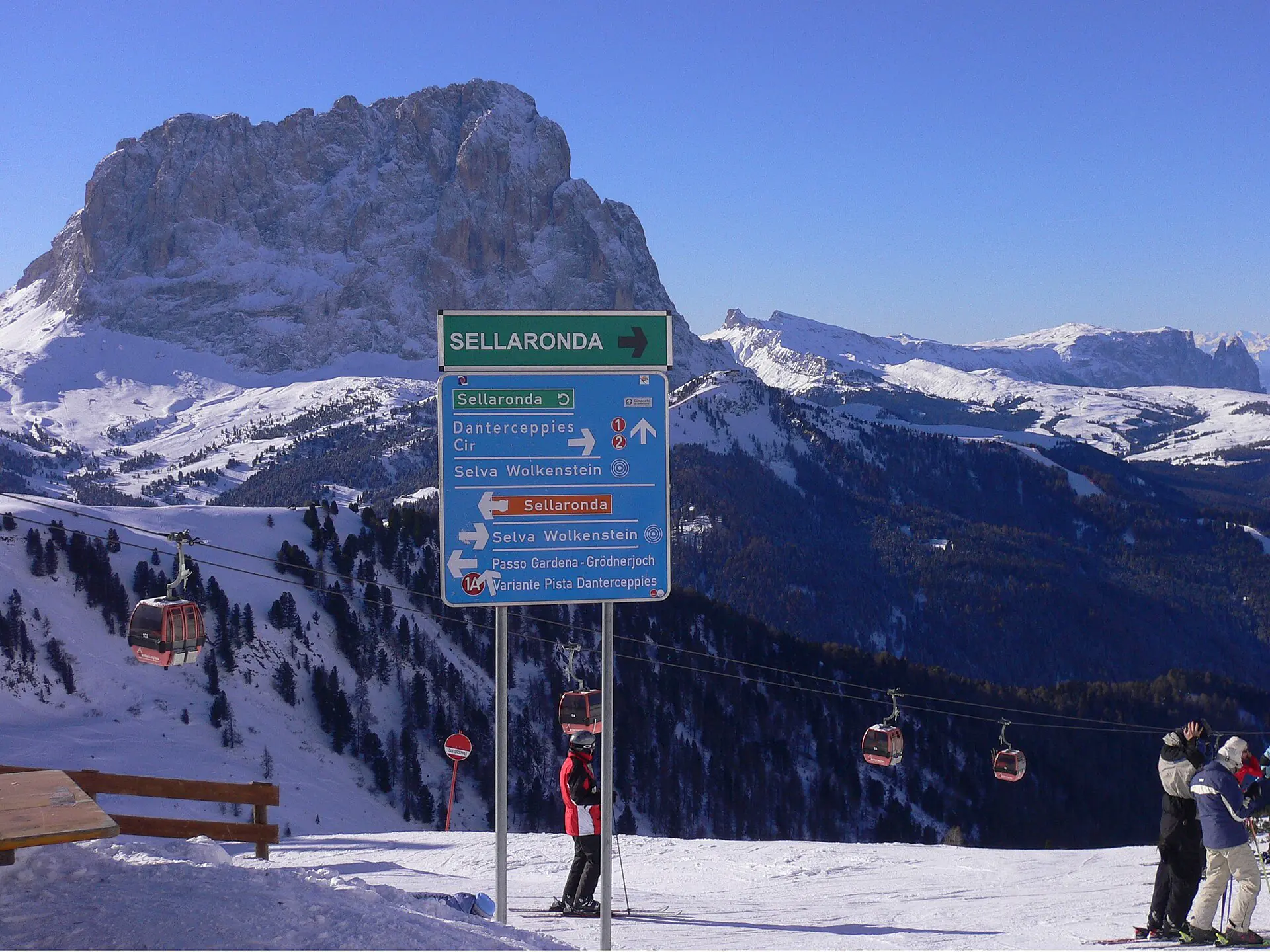 Sella Ronda route in Italy