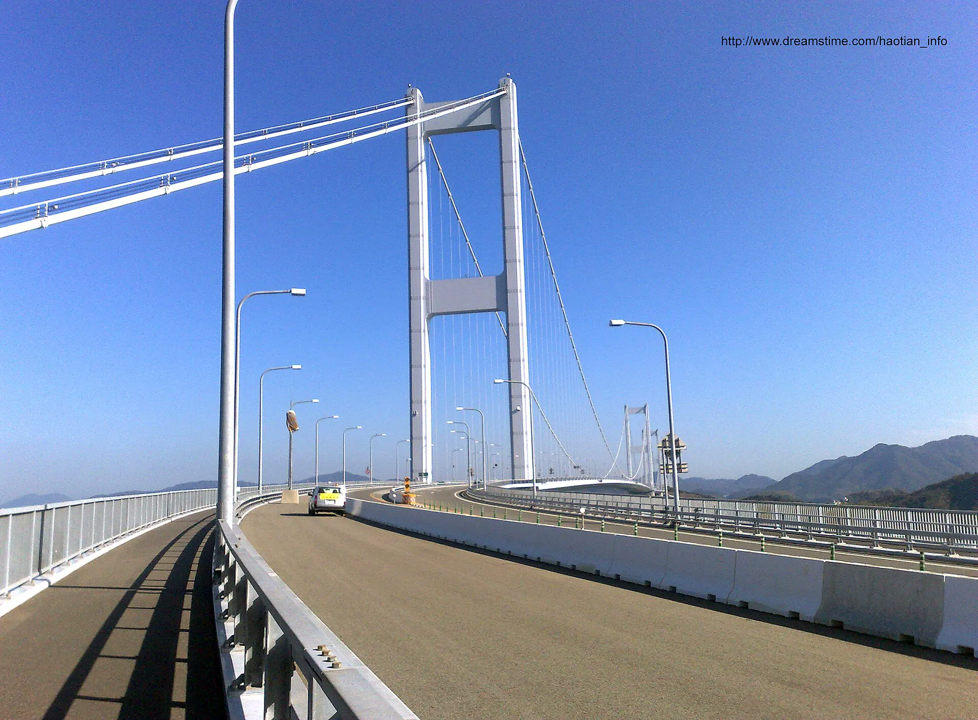 Shimanami Kaidō route in Japan