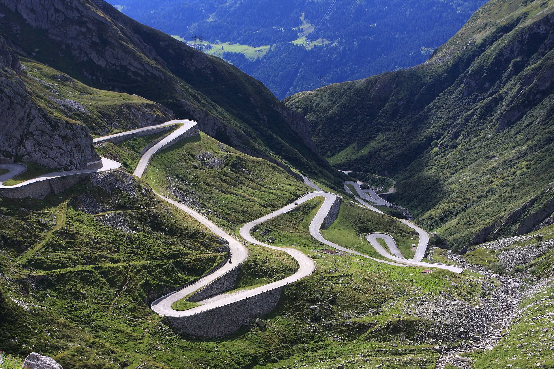 Tour de Suisse route in Switzerland