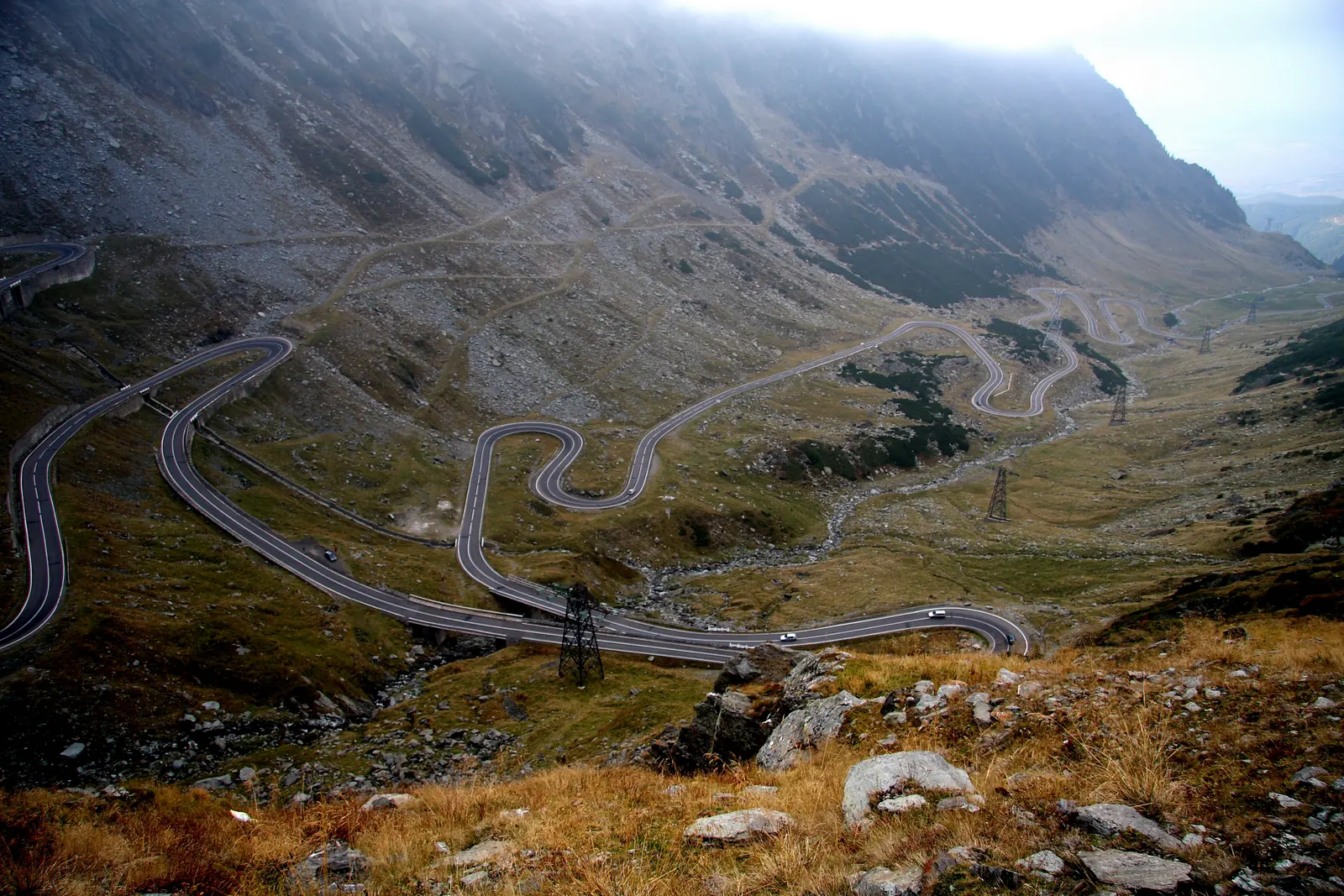 Transfăgărășan route in Romania